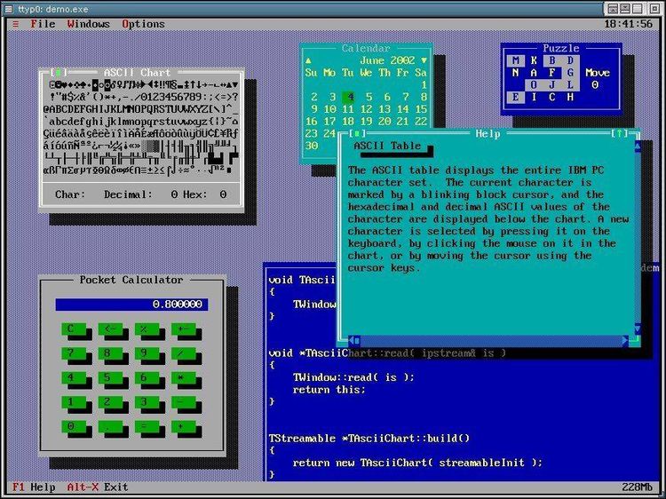 Turbo 'C' interface and functions for DESQview API.