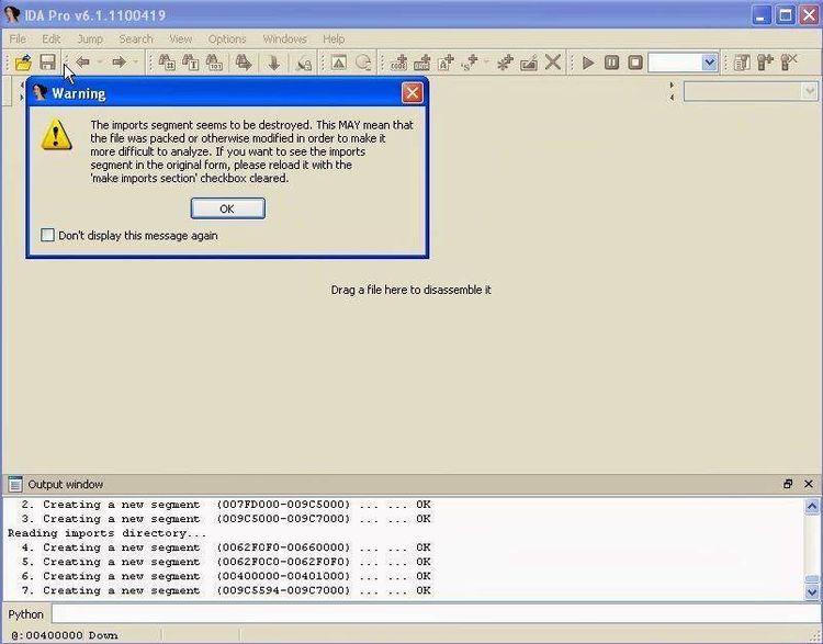 WDASM Windows Disassembler v 1.8. Windows Disassembler disassembles Win .EXE and .DLL. Browse the source code of a program without having to write it to a file.