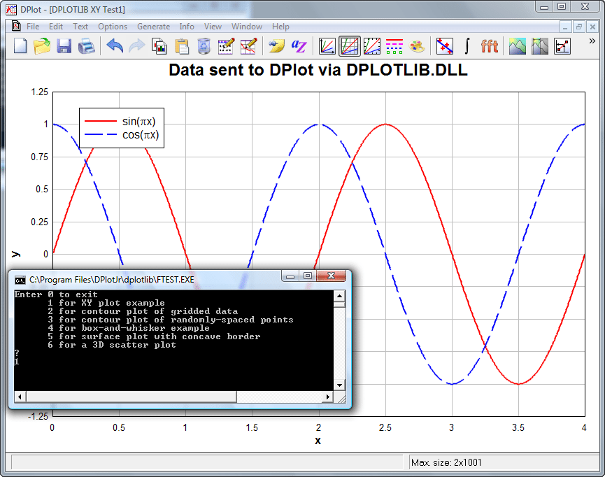 3-D Graph II is a QuickBasic graphing program used to generate 3-dimensional graphs or funtion plots.
