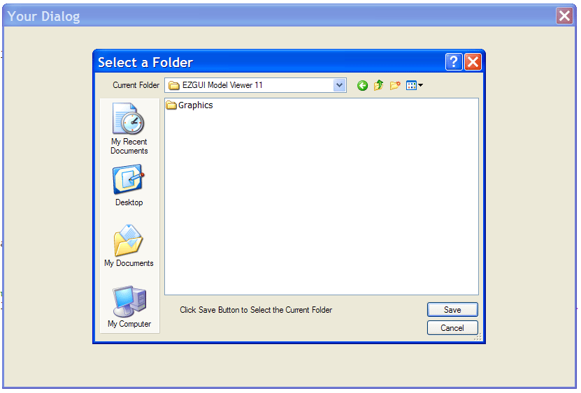 Graphical user interface for PowerBasic.