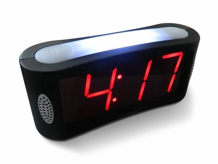Full Screen giant digital alarm clock. Includes Basic source code.