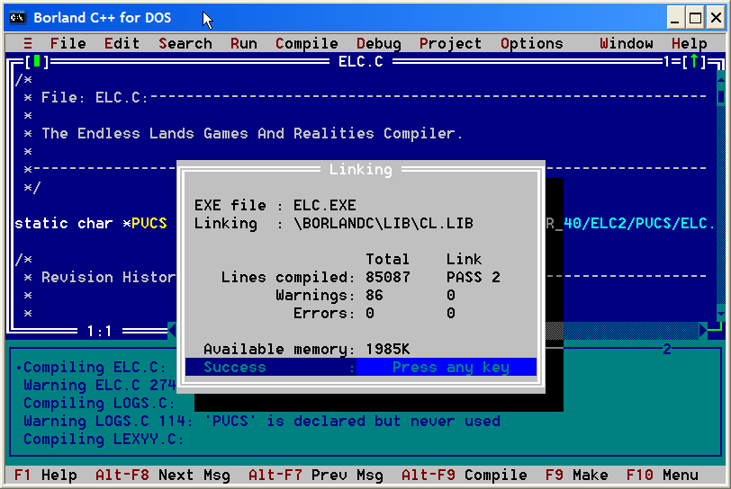 Use BIOS fonts in Turbo C and Borland C++.