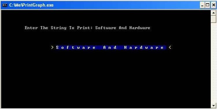 Turbo C Graphics routines to rotate a screen image in any direction.