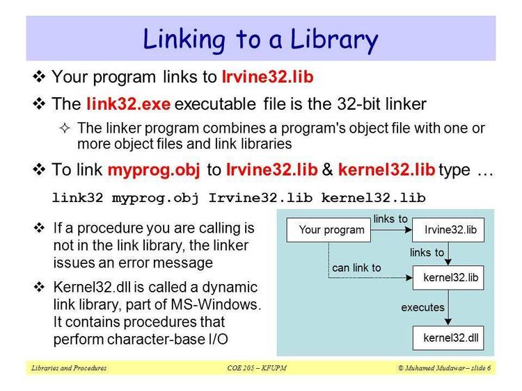 Given C source and .LIB file, creates .LIB file with smaller component .OBJ files -- result = smaller executables that link with the .LIB.