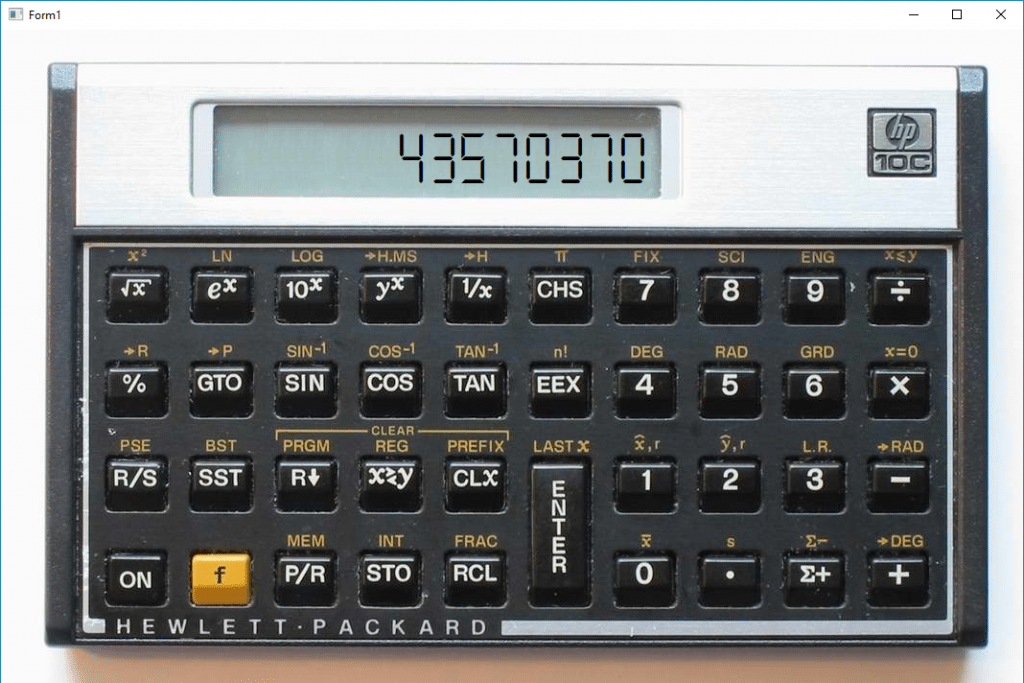 Simulates an RPN Calculator.