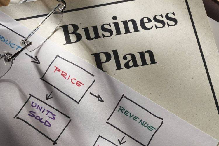 Instructions on writing a business plan.