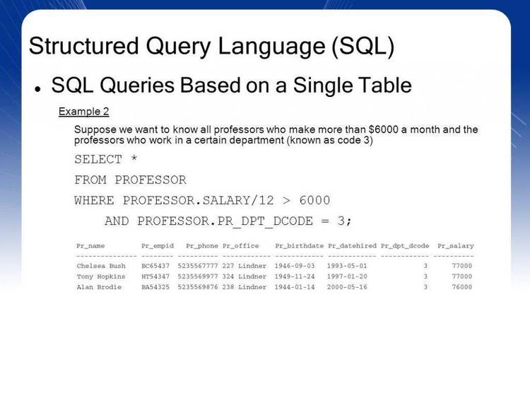Bibliography of books on structured query language (SQL).