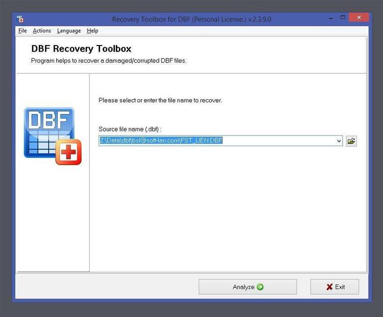 What to do about damaged DBASE files.