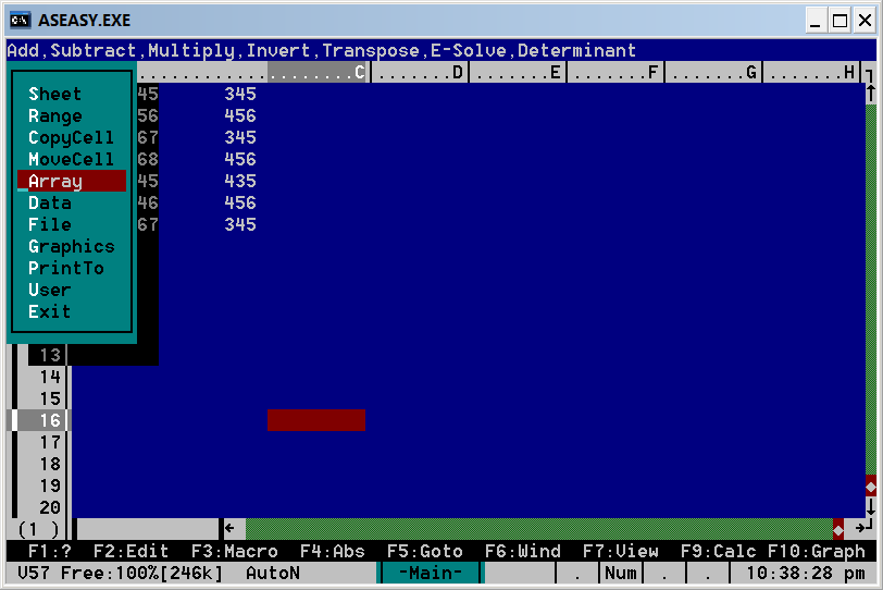Disk Cataloger in dBase III.