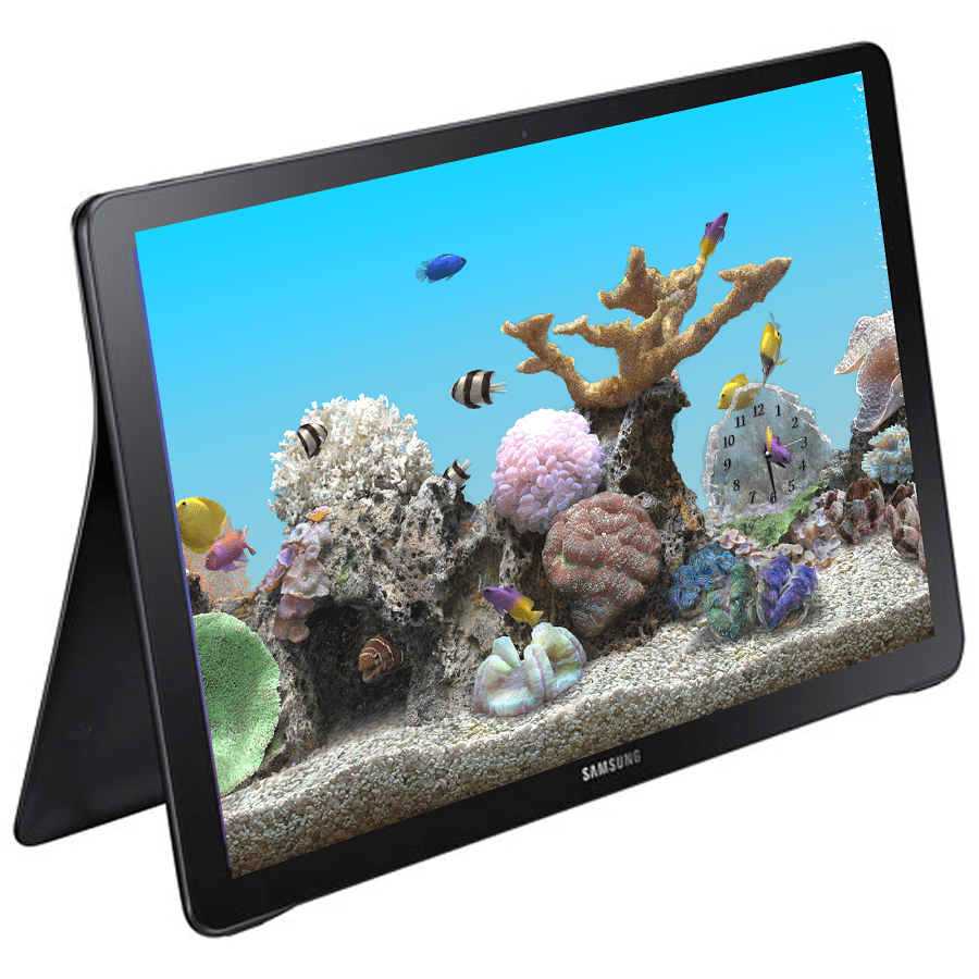 Automatic screen saving program - display of aquarium.
