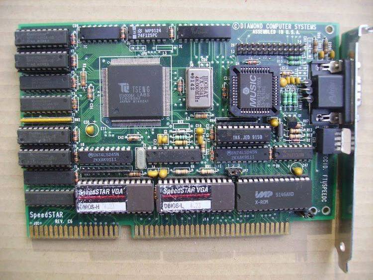 Info on the Tseng ET4000 chipset.