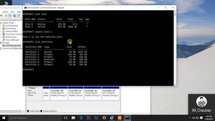 DOS shell type disk/file manager.