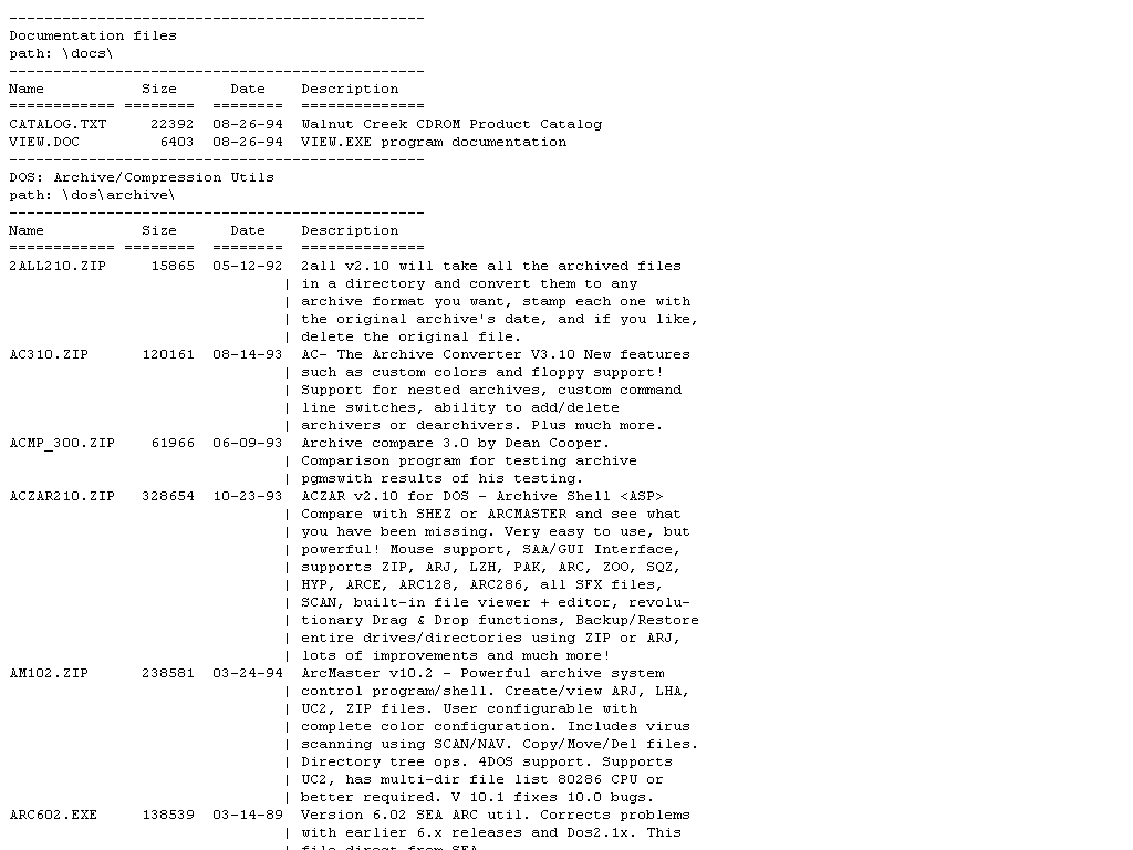 DOS Shell that also allows you to execute commands on a list of files. A Computer Tyme Utility Version 3.11 (11-25-92).