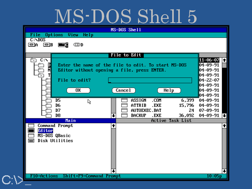 Great file mgr/dos shell with links to ARC, LIST, Editors, etc. Try it.
