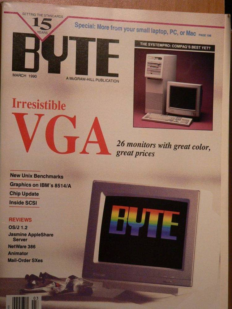 IBM files for the March 1989 Byte Magazine.