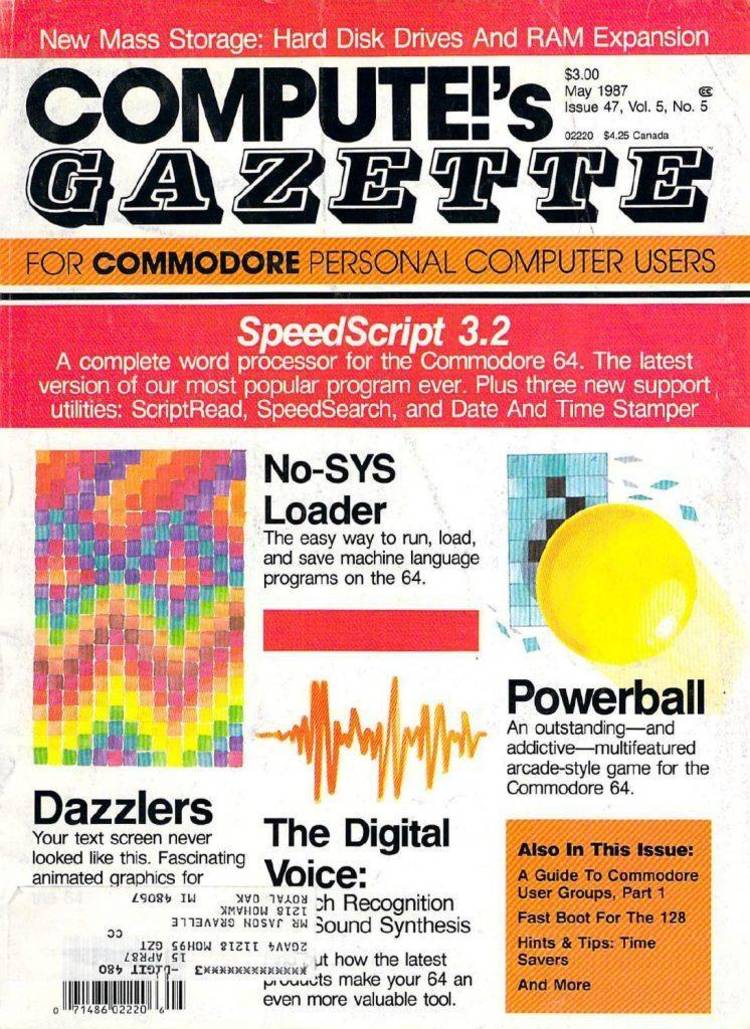 The code from the C Gazette Spring '91 issue Vol 5 No 3.