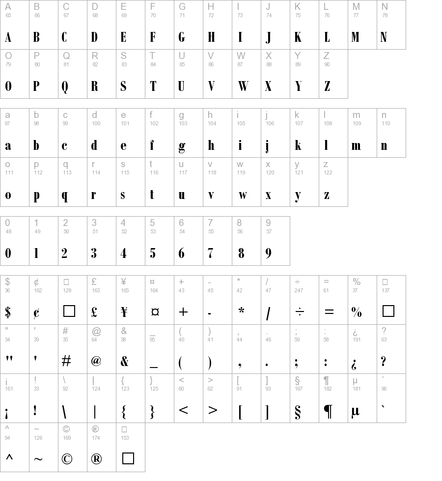 Win 3.x TrueType Font, Bodony Book Bold Italic.