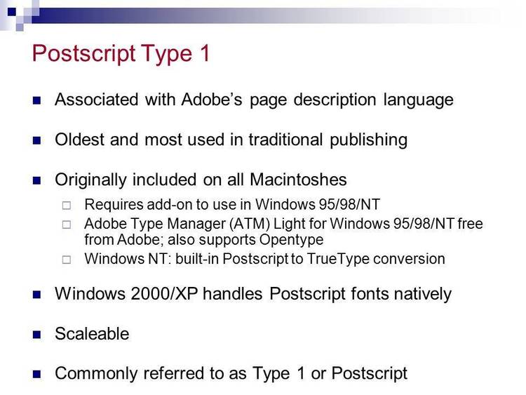 Monotonybook (monospaced) Type 1 font for Adobe ATM - Windows 3.0.