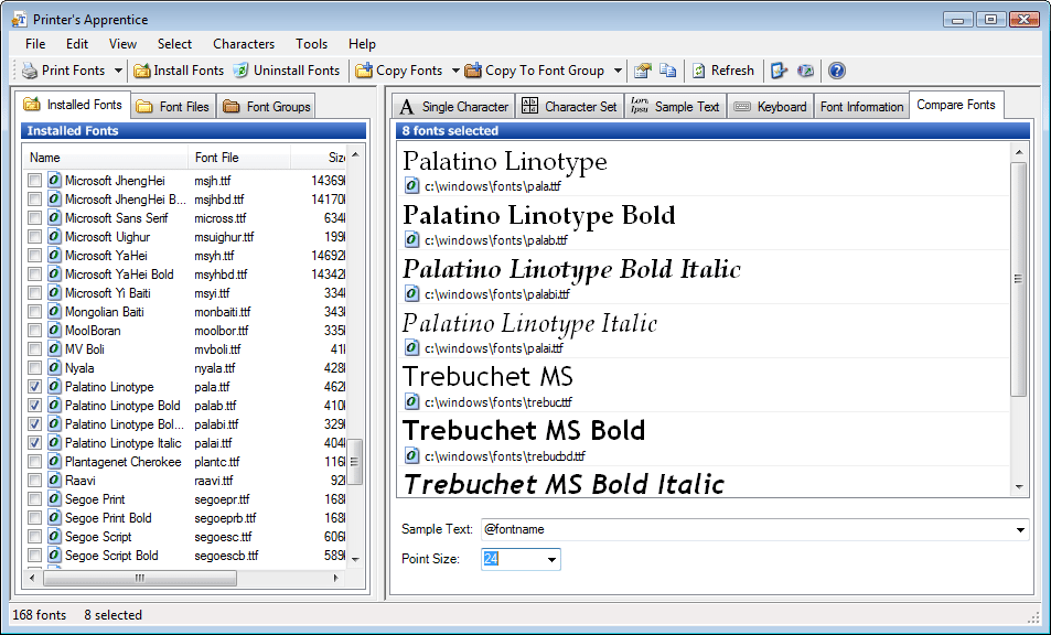 Font for Adobe Type Manager (Windows 3.0).