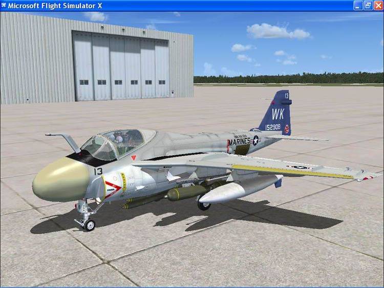 A-6 Intruder - All Weather Navy Bomber for Flight Simulator 4.0.
