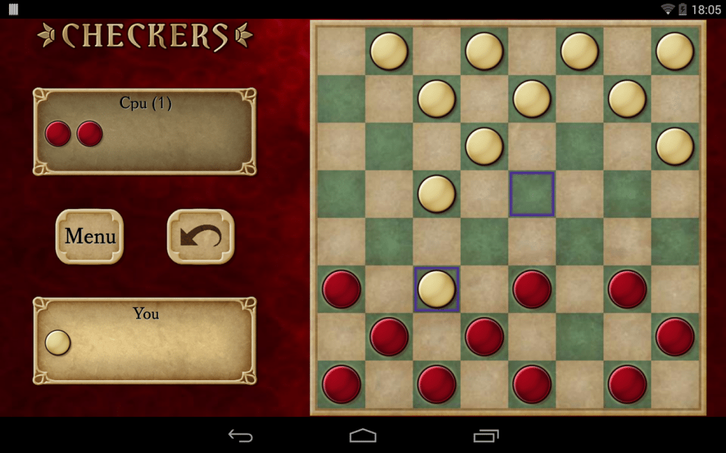 This is a 3D checkers game from SOFTWARE CREATIONS. Really nice stuff. This allows only human play; register and you get to play 'CRANIAC'.
