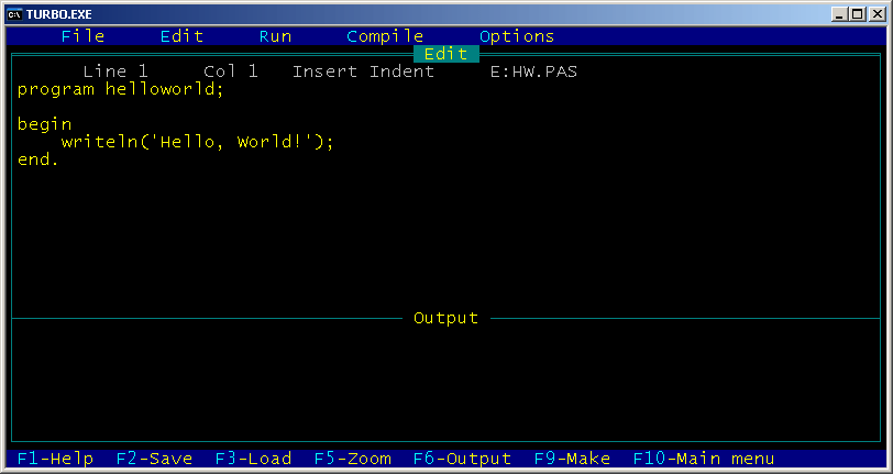 Maze game with Turbo Pascal V4.0+ source.