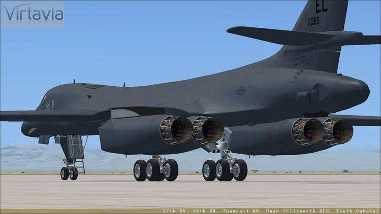 B1-B bomber for Microsoft Flight Simulator 4.0.