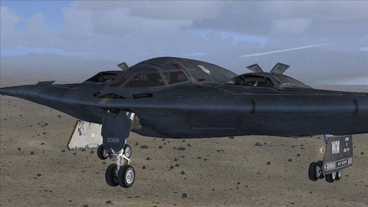B2 Stealth Bomber for Flight Simulator 4.0.