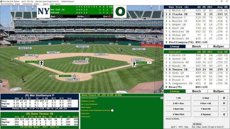 A text based computer baseball game. Simple, but fun to play.