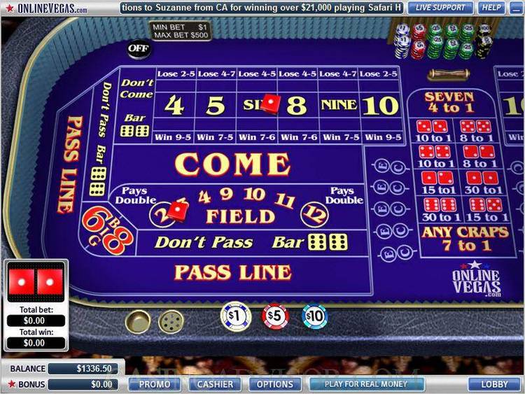 Good simulation of a Vegas craps game.