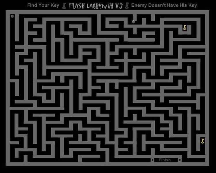 3-D maze that you can solve with arrow keys or let computer solve it.