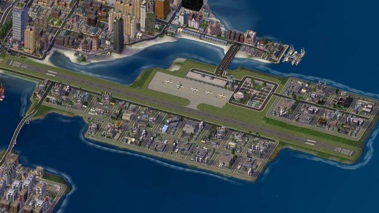 An island city for Simcity.
