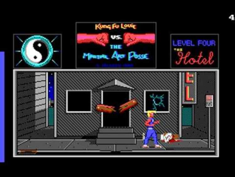 Kung Fu Louie - Arcade game, martial arts.