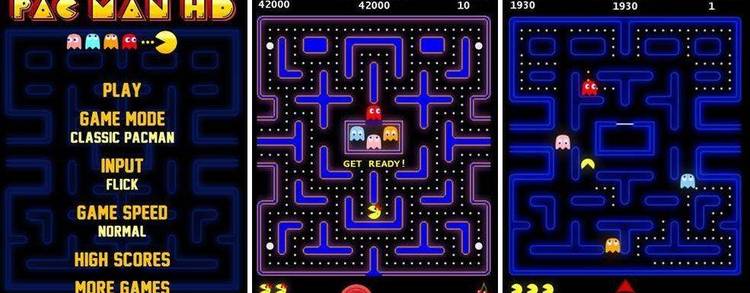 Pacman game for Windows.