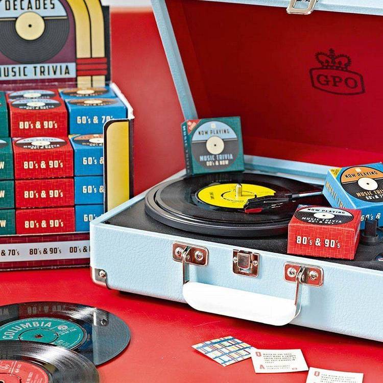 Rock and Roll music trivia game.