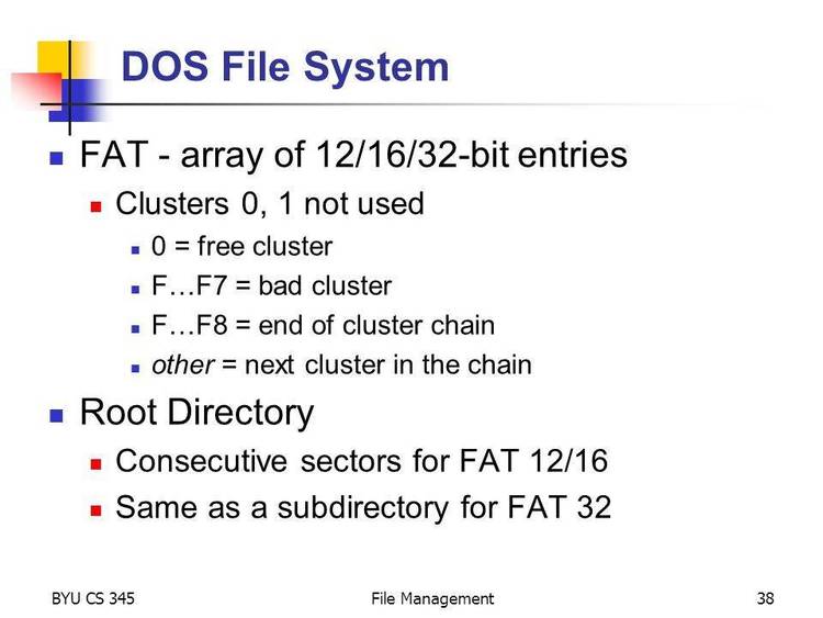 Text file discussing HD FAT restructuring.