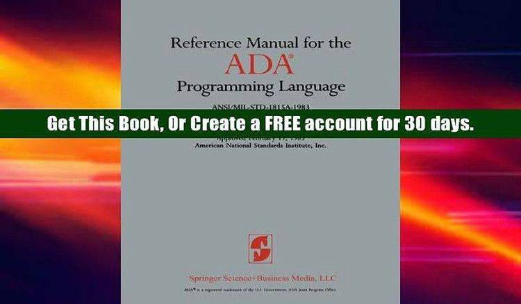 Ada Language Reference Manual. (4 of 4).