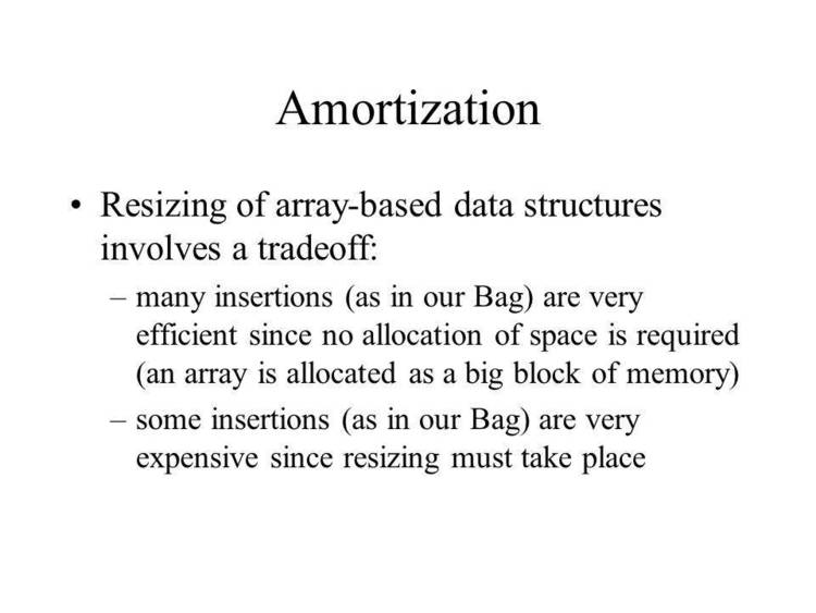 BAG - a lisp implimentation of the BAG data structure.