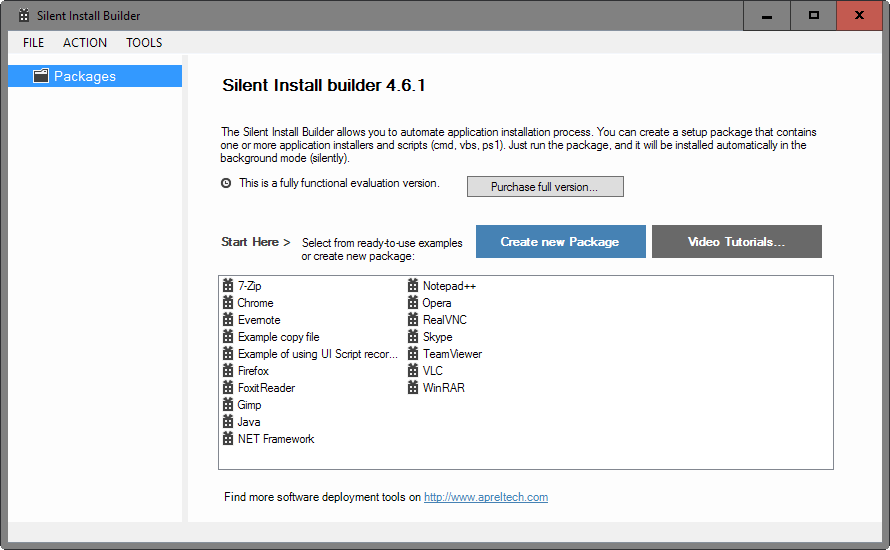 Power Installer. Make your own software install routines.