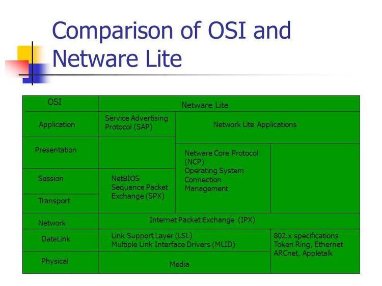 Information on Novell's Netware Lite (New).