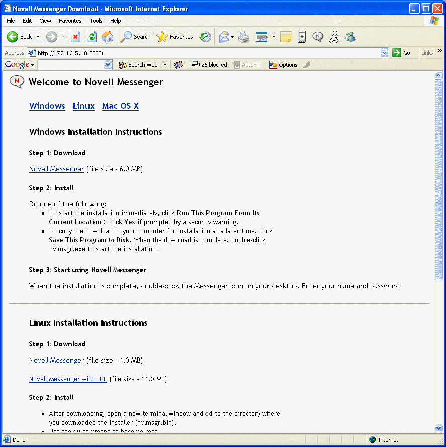 Novell Netware 2.1 update files.