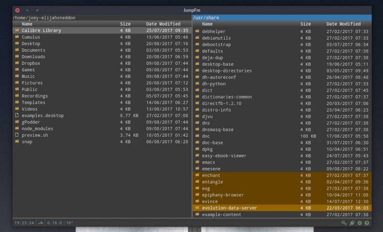 Version 2.15 of FM/2, the OS/2 file manager.