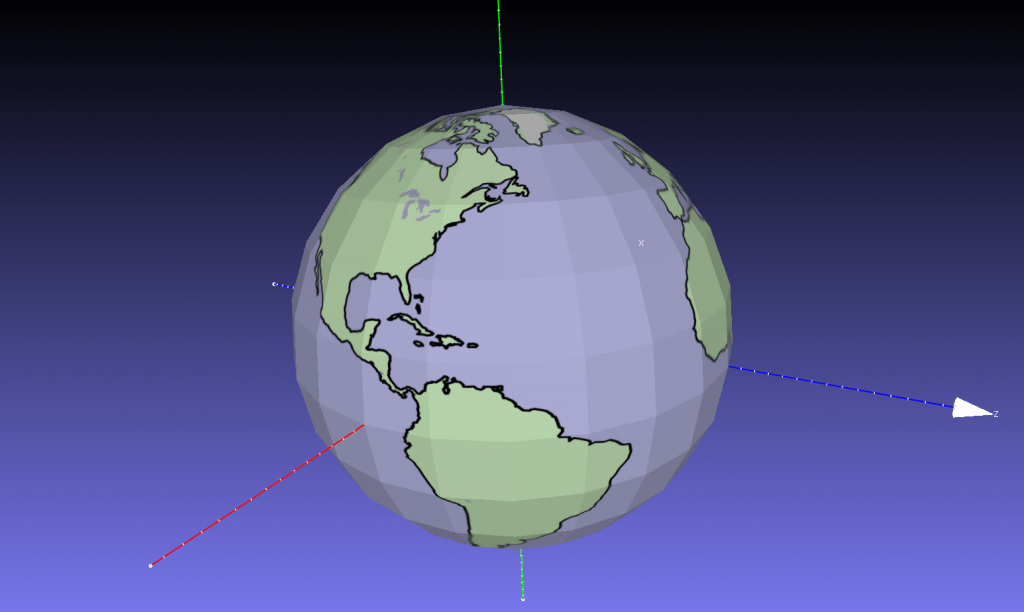 OS/2 PM Globe 32-bit version. Spinning Globe in great detail.