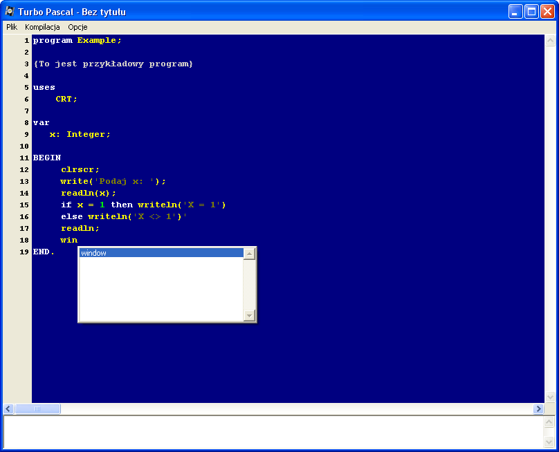 Turbo Pascal Clone!!!! With docs. PD.