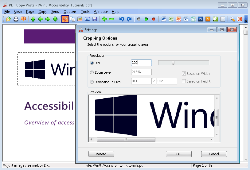 Transfer Graphics (Cut & Paste), 4 Windows.