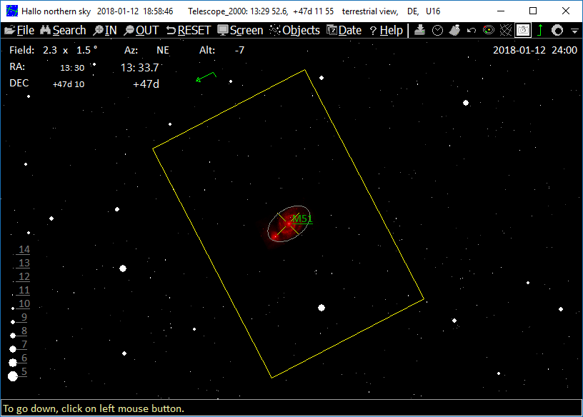 Look at the stars graphics program. Computer planetarium. Requires VGA.
