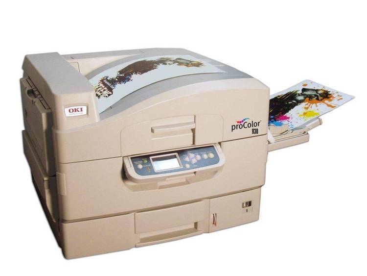 Printer control for an oki.