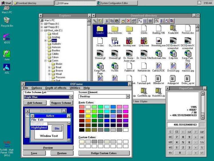 WINDOWS COMMANDER 2.0 'preview' for NT/95/3.1.