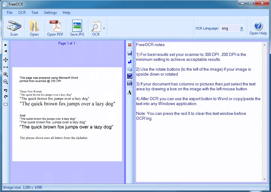 An opticle recognition program for windows. Saves on typing. Shareware, please register.
