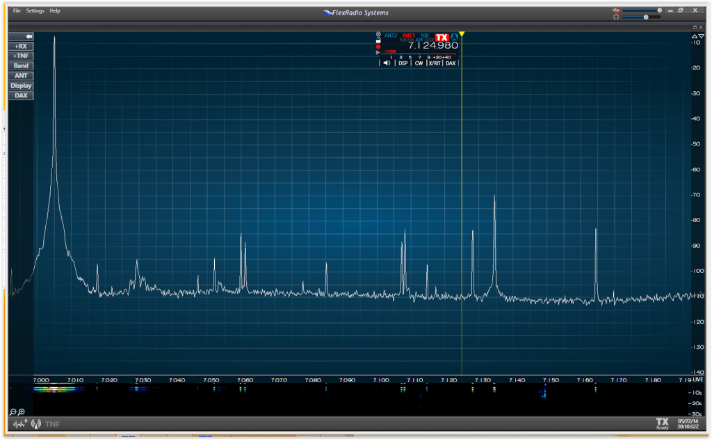 HAM radio real-time logging program with packet dx window.